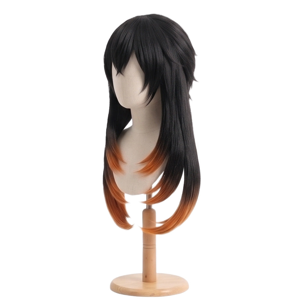 Amo Empool cosplay wig displayed on mannequin with anime-accurate styling