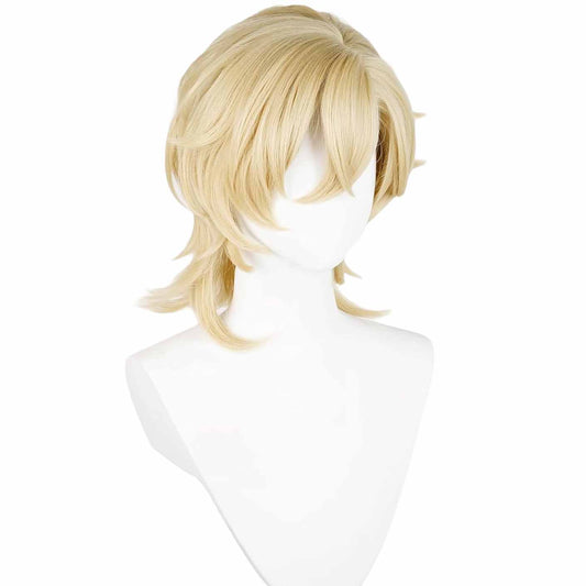 Honkai: Star Rail Aventurine Light Blonde Cosplay Wig