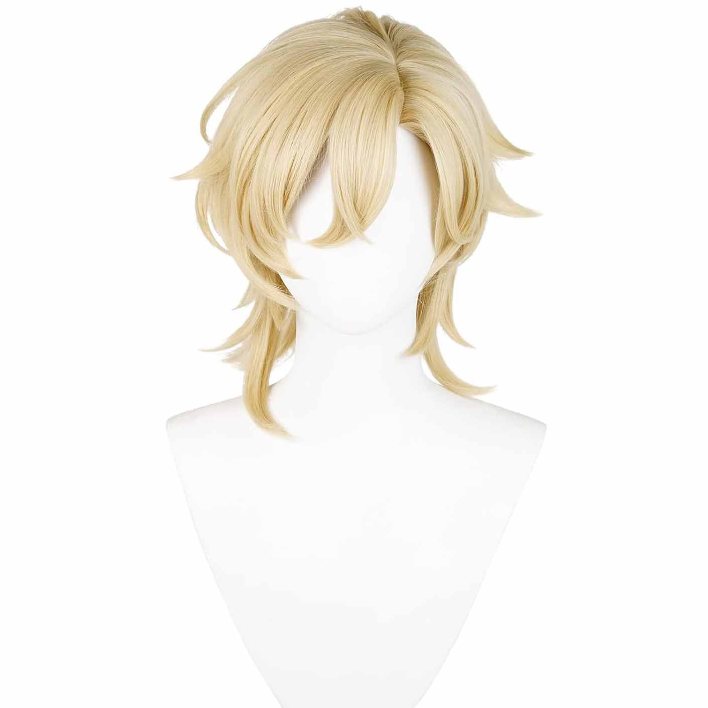 Honkai: Star Rail Aventurine Light Blonde Cosplay Wig