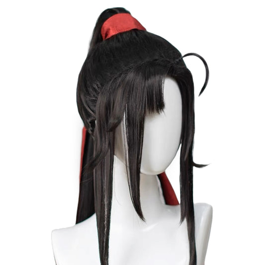 Wei Wuxian The Yiling Patriarch Anime Cosplay Wig Grandmaster of Demonic Cultivation Mo Dao Zu Shi Halloween Ancient wigs Hair.(Yiling Patriarch)