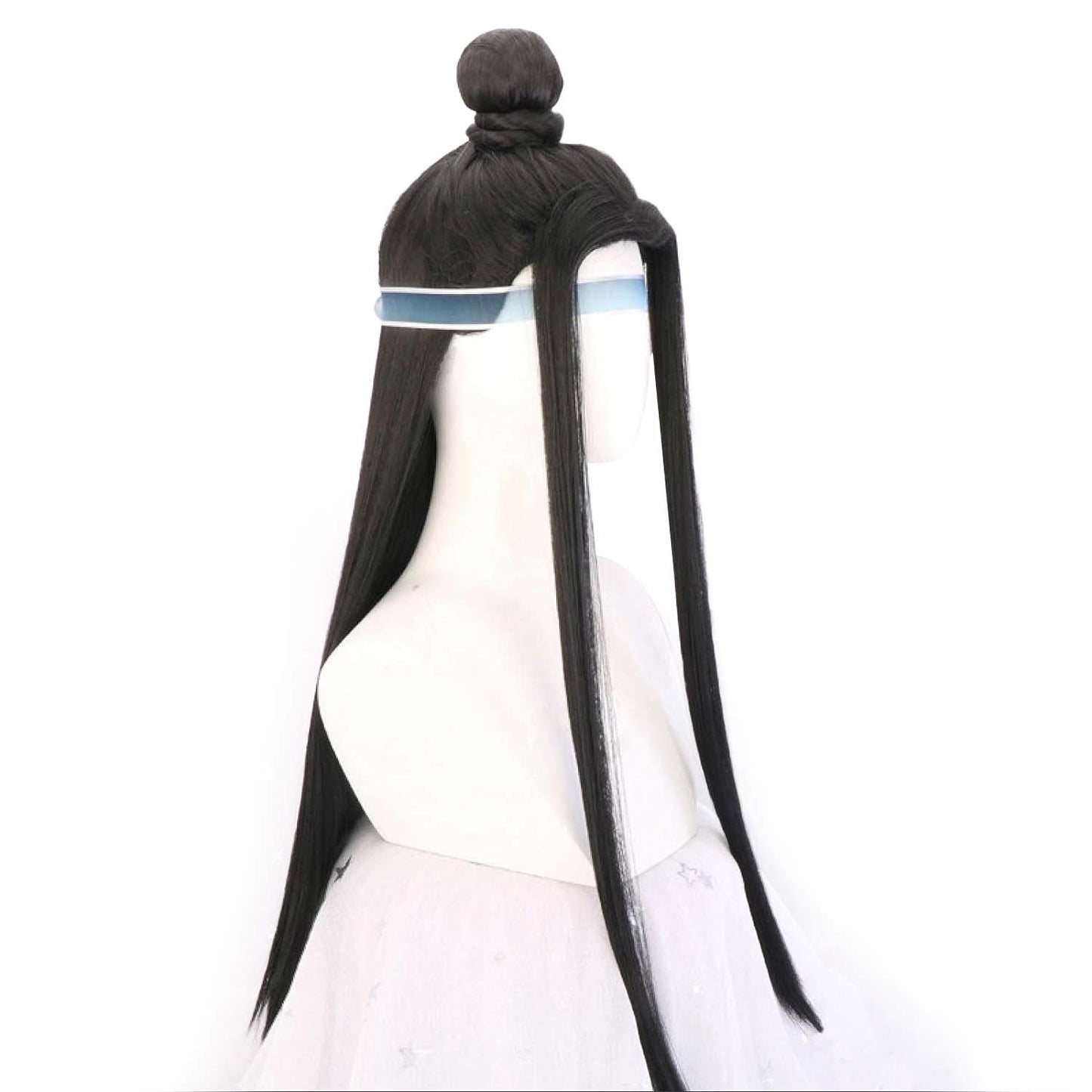 Graceful Elegance Unveiled: Lan Zhan Wig by Morojowig – Embody the Serenity of Hanguang-Jun!