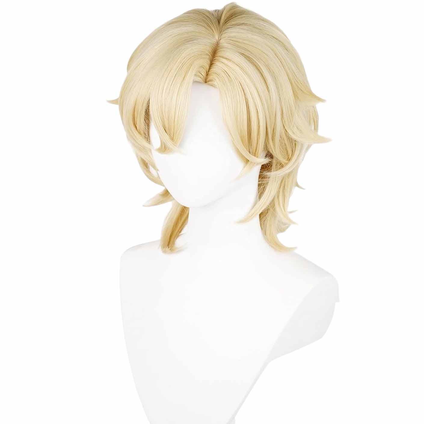 Honkai: Star Rail Aventurine Light Blonde Cosplay Wig