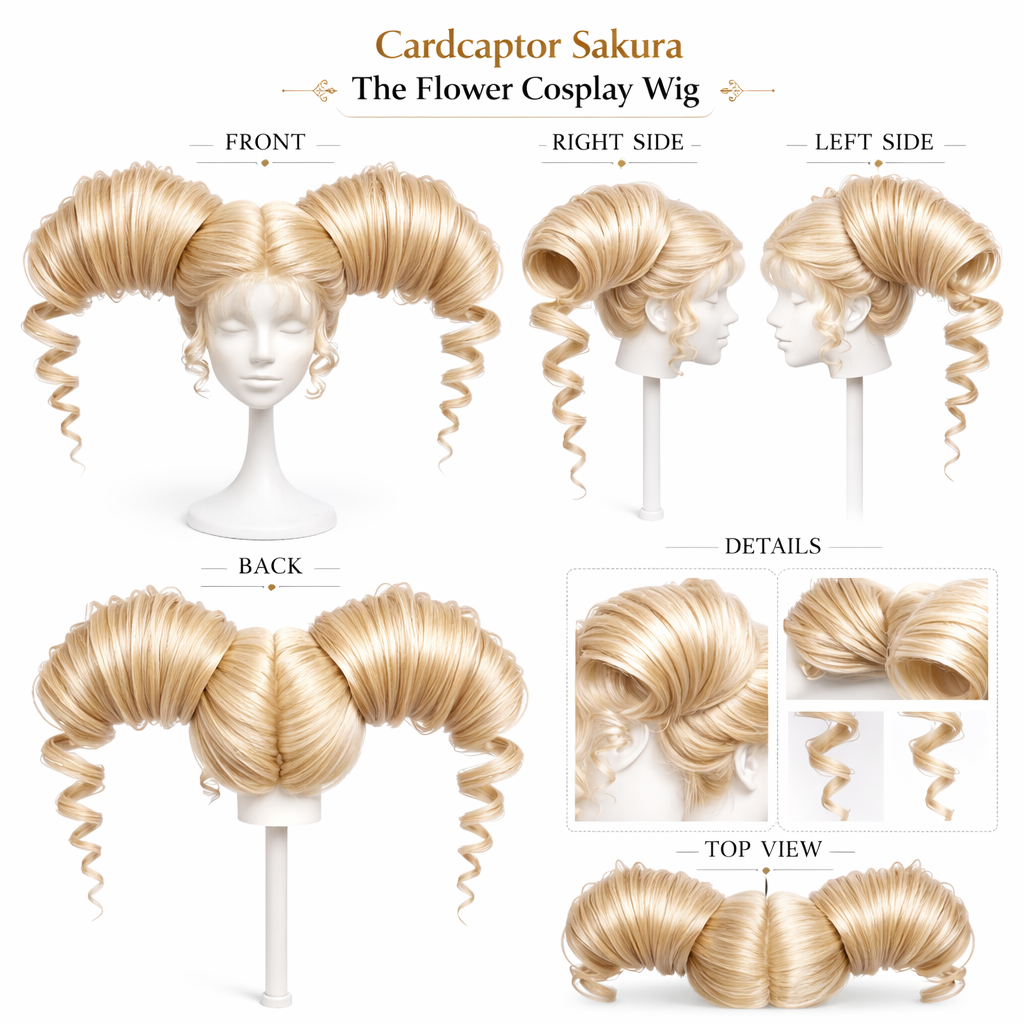 Cardcaptor Sakura The Flower Cosplay Wig