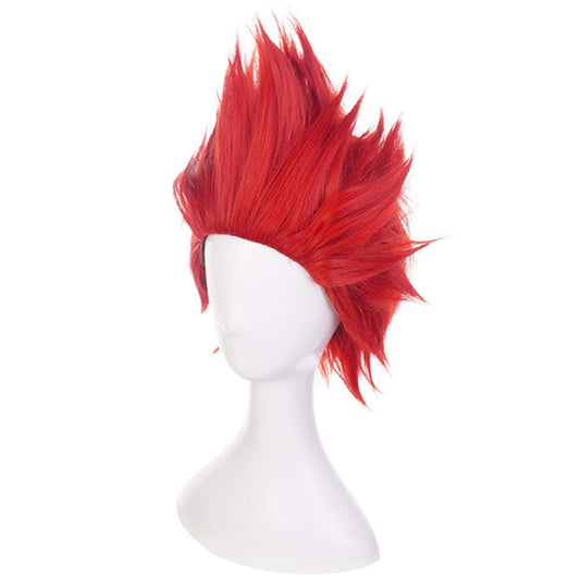 Cosplay Confidence: Unleash Red Riot's Spirit with Morojowig's Eijiro Kirishima Wig!