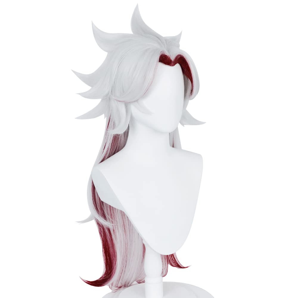 Unleash Your Inner Crimson Oni with Arataki Itto Cosplay Wig - Perfect for Genshin Impact Fans