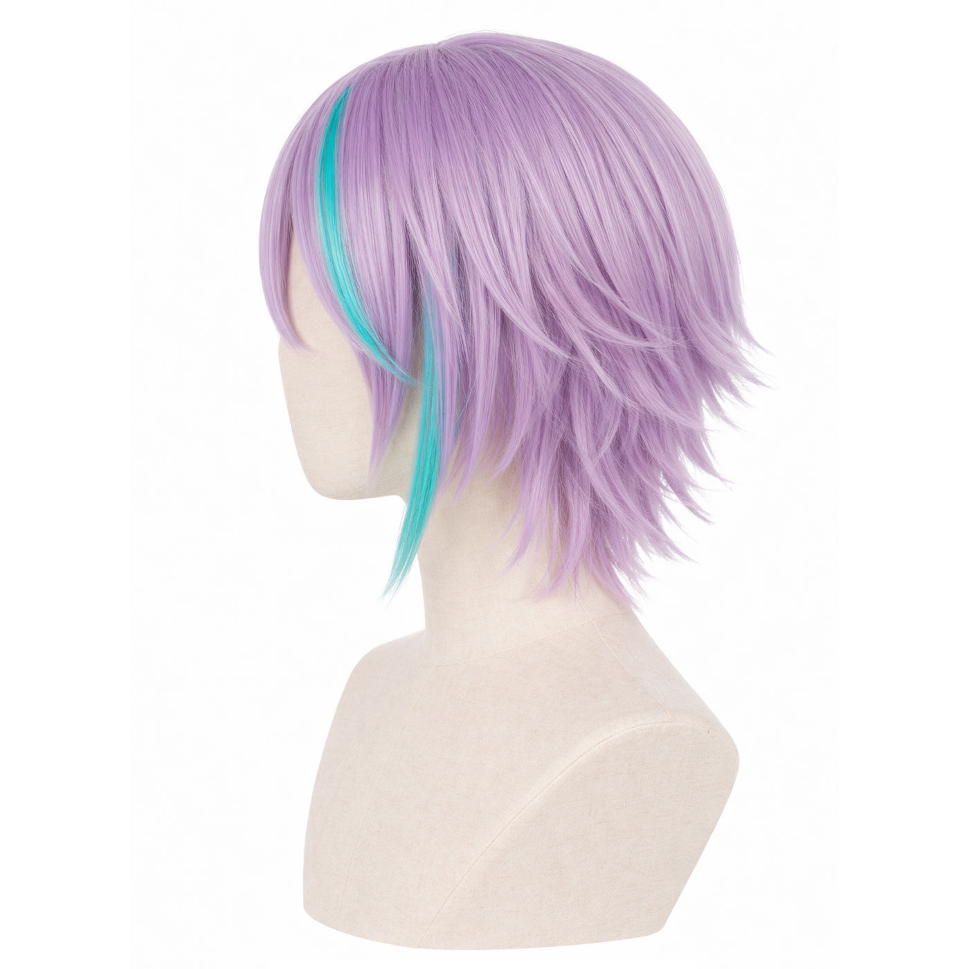 Side view of Rui Kamishiro wig before styling