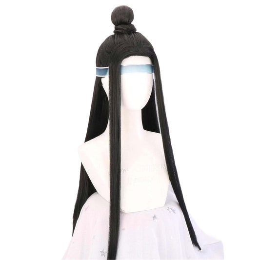 Graceful Elegance Unveiled: Lan Zhan Wig by Morojowig – Embody the Serenity of Hanguang-Jun!