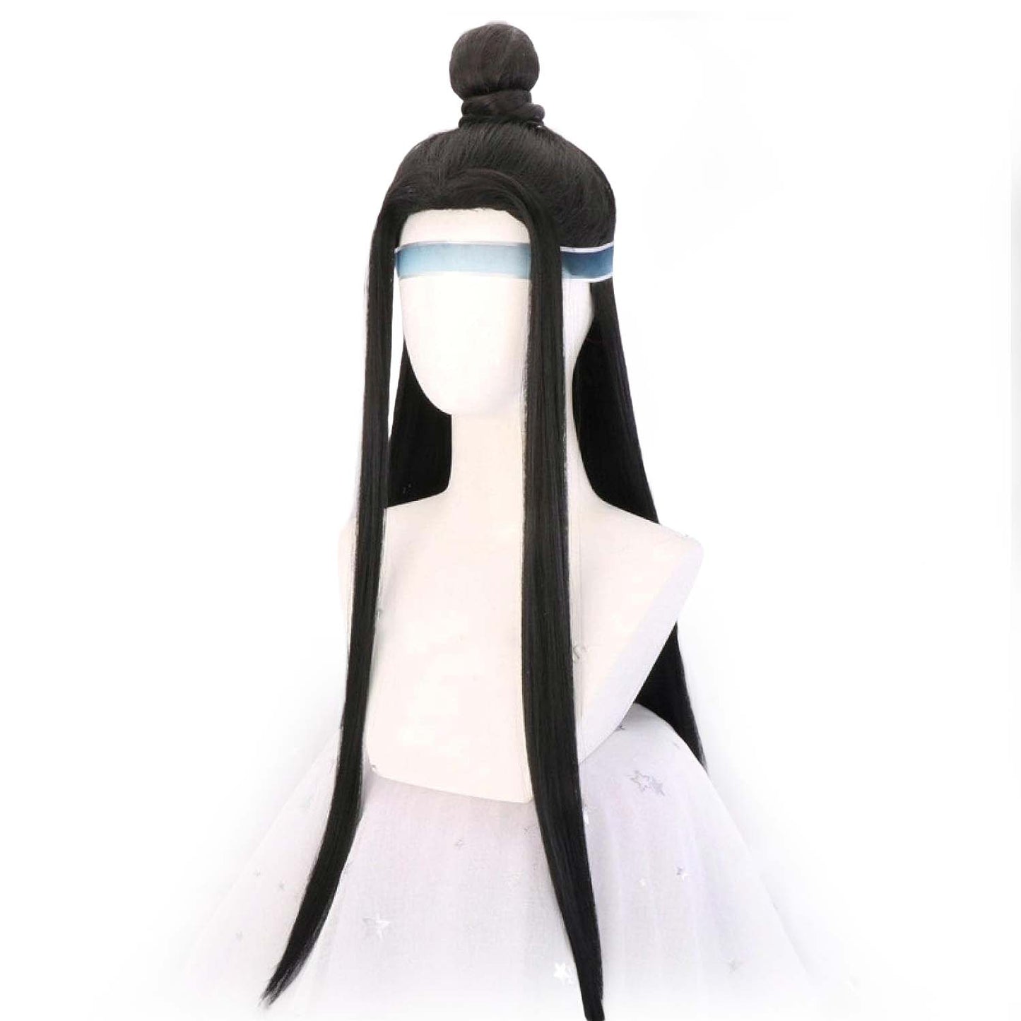 Graceful Elegance Unveiled: Lan Zhan Wig by Morojowig – Embody the Serenity of Hanguang-Jun!