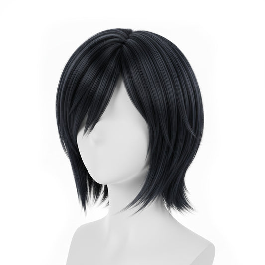 Soft, high-temperature fibers and detailed layering replicate Lelouch’s smooth, tousled hairstyle with lifelike texture