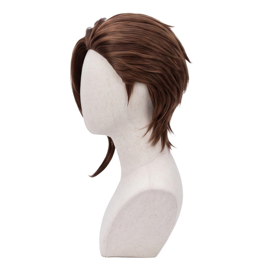 Side view of Lloyd Frontera wig showing natural layered flow