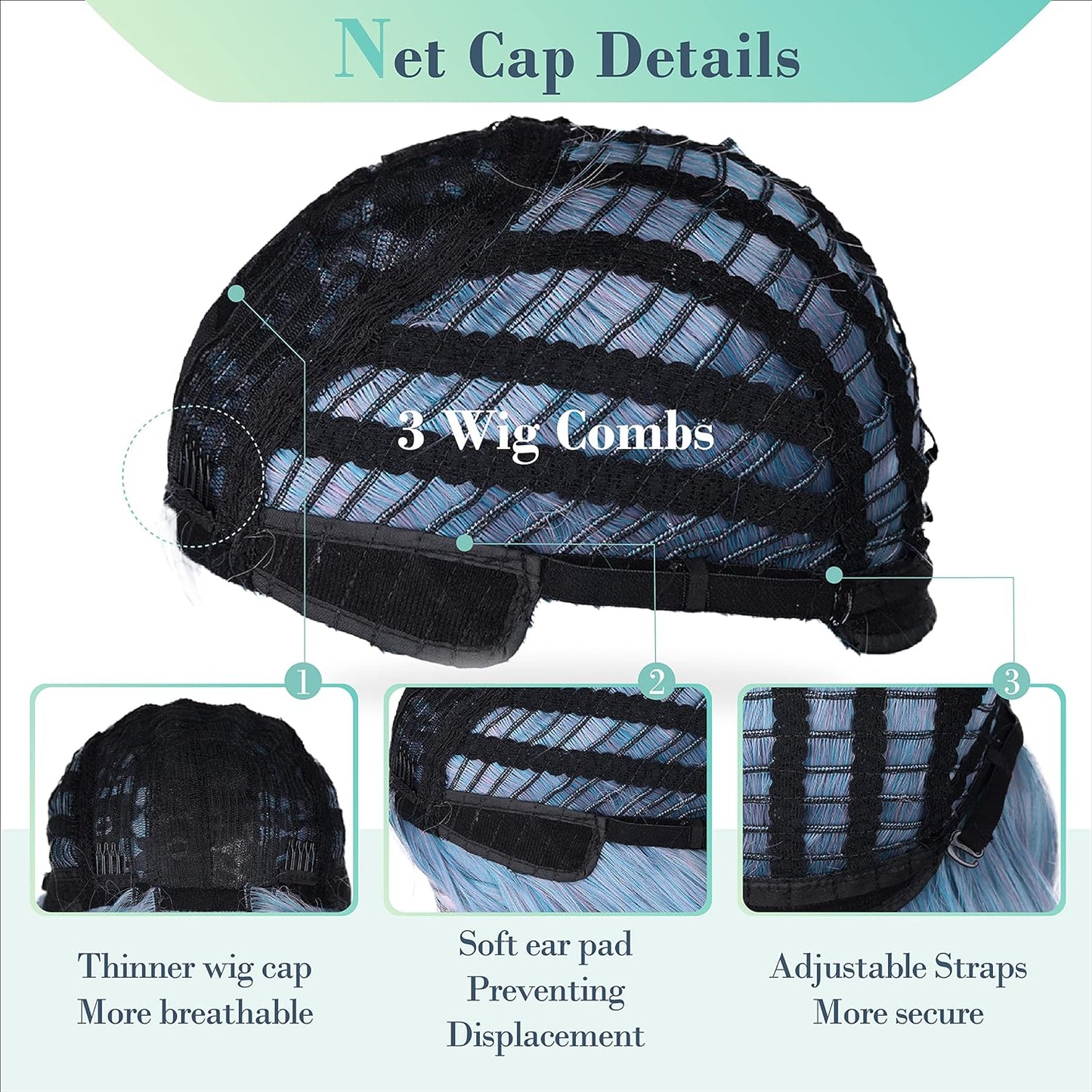 Close-up of Twyla cosplay wig showing texture and premium fiber detail