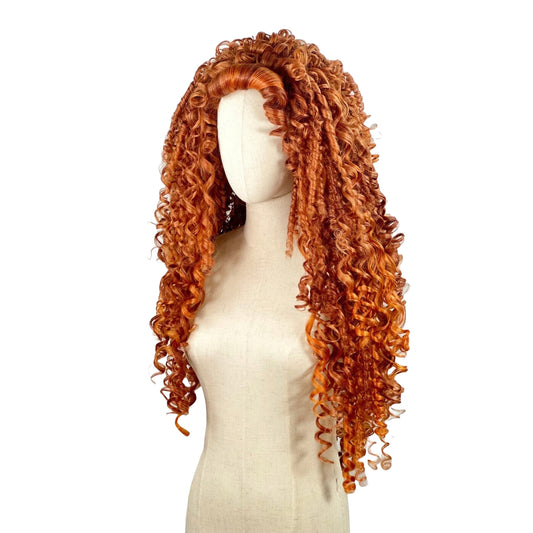 Embrace Your Inner Adventurer with Merida's Bright Orange-red Hair Cosplay Wig