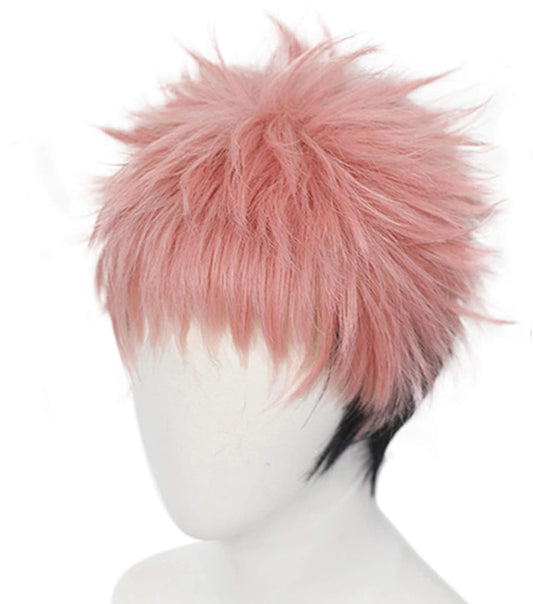 Unleash the Spirit: Yuji Itadori Wig - Embody Jujutsu Kaisen with Morojowig's Authentic Cosplay Experience