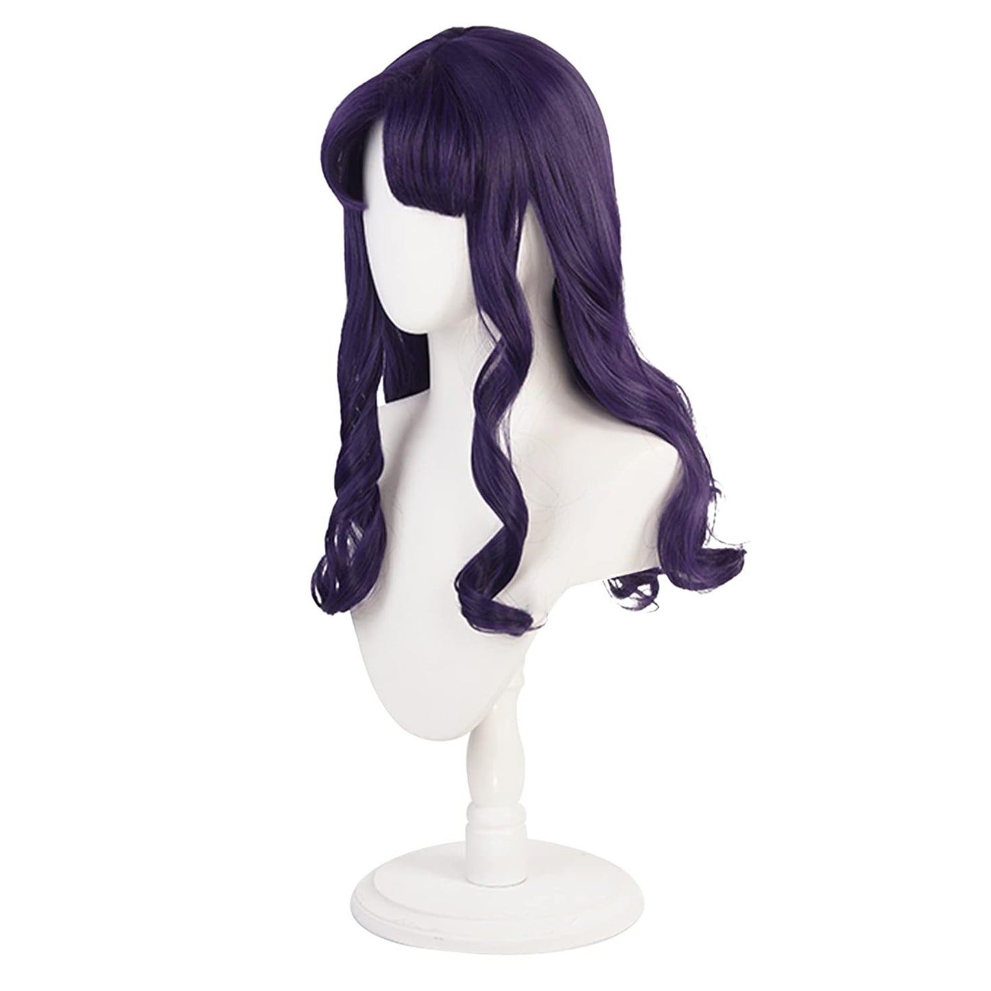 Long Dark Purple Misato Katsuragi Cosplay Wig