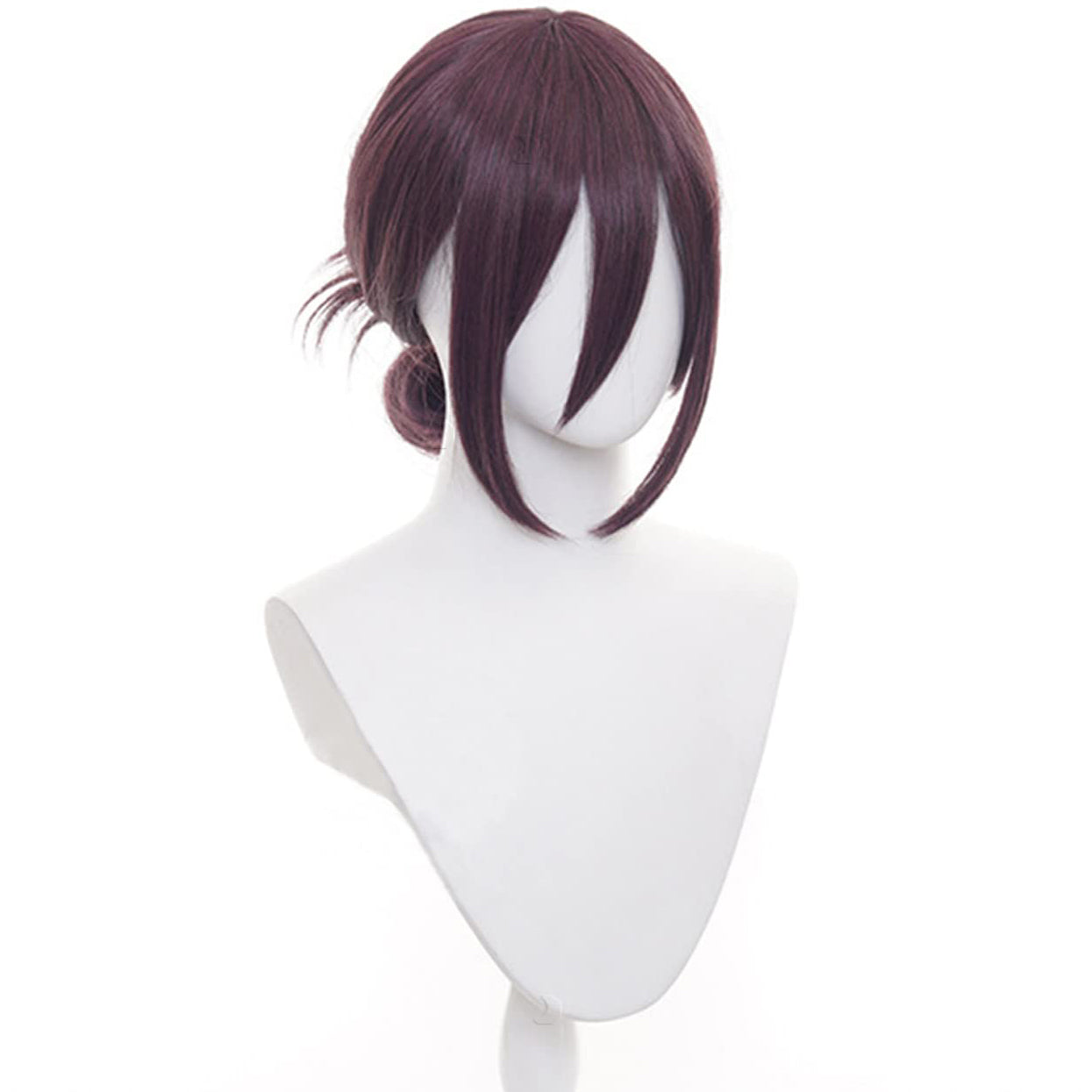 Reze Short Purple Wig with Bangs