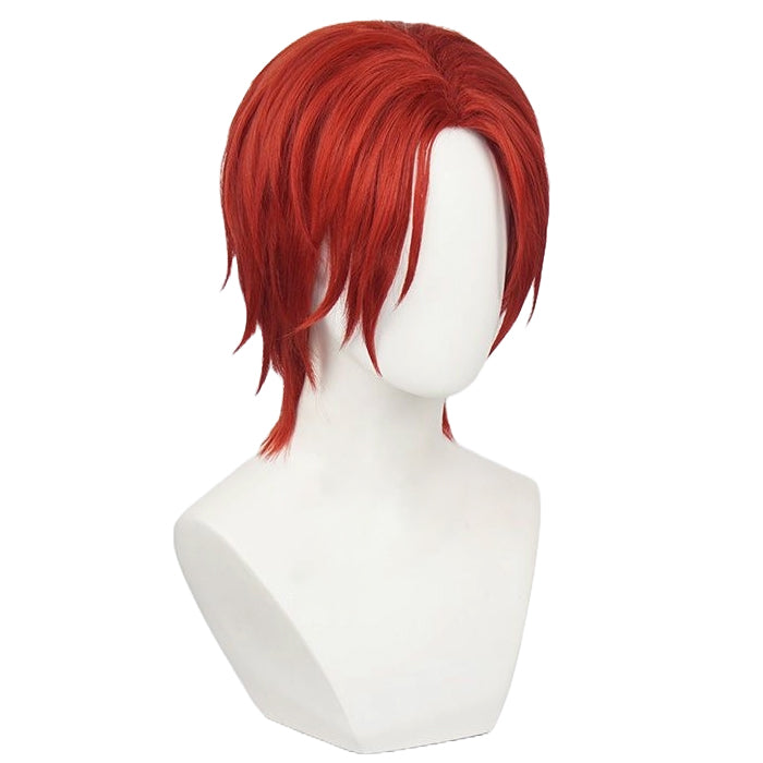 Embrace the Legend: Red-Haired Shanks Wig - Unleash the Spirit of a Pirate Chief in Your Cosplay Adventure!