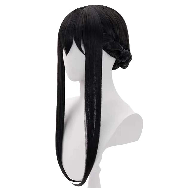 Yor Forger Black Anime Wig with Bangs