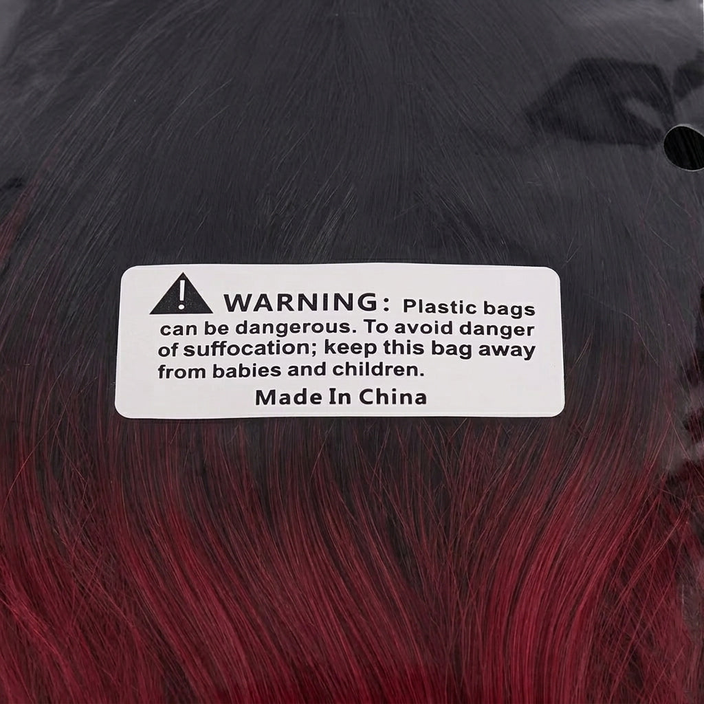 Yoriichi Tsugikuni Kokushibo cosplay wig in premium packaging with protective netting and care guide