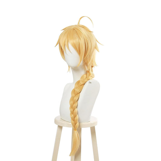 Embark on a Cosplay Journey with Aether/Lumine: Genshin Impact Wig by Morojowig
