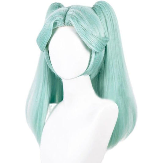 Anime Mint Long Ponytail Hair Rebecca Cyberpunk Wig
