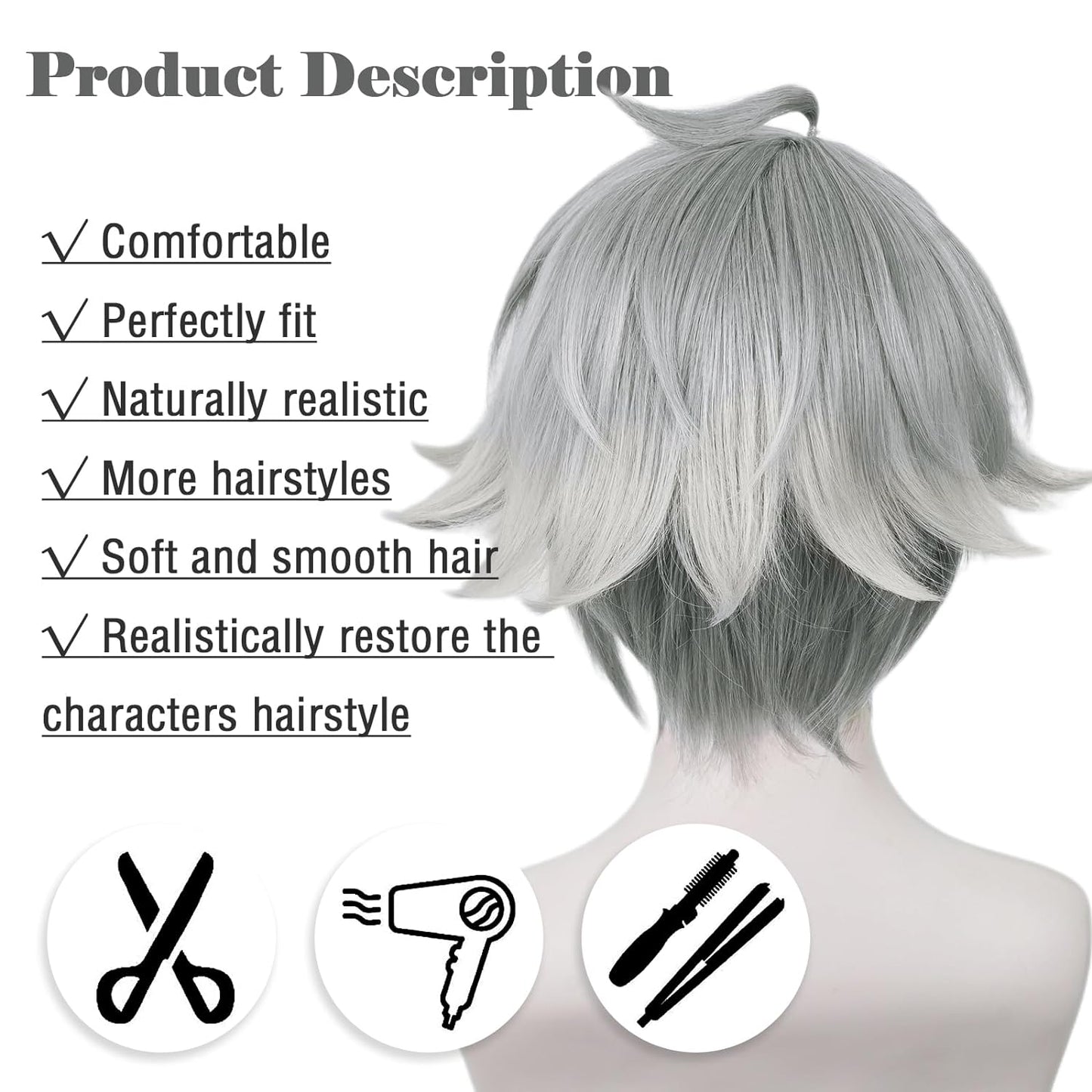 Unleash the Brilliance: Transform with Alhaitham Wig from Genshin Impact!