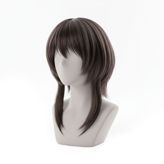 Durable heat-resistant synthetic fibers for Megumin cosplay wig