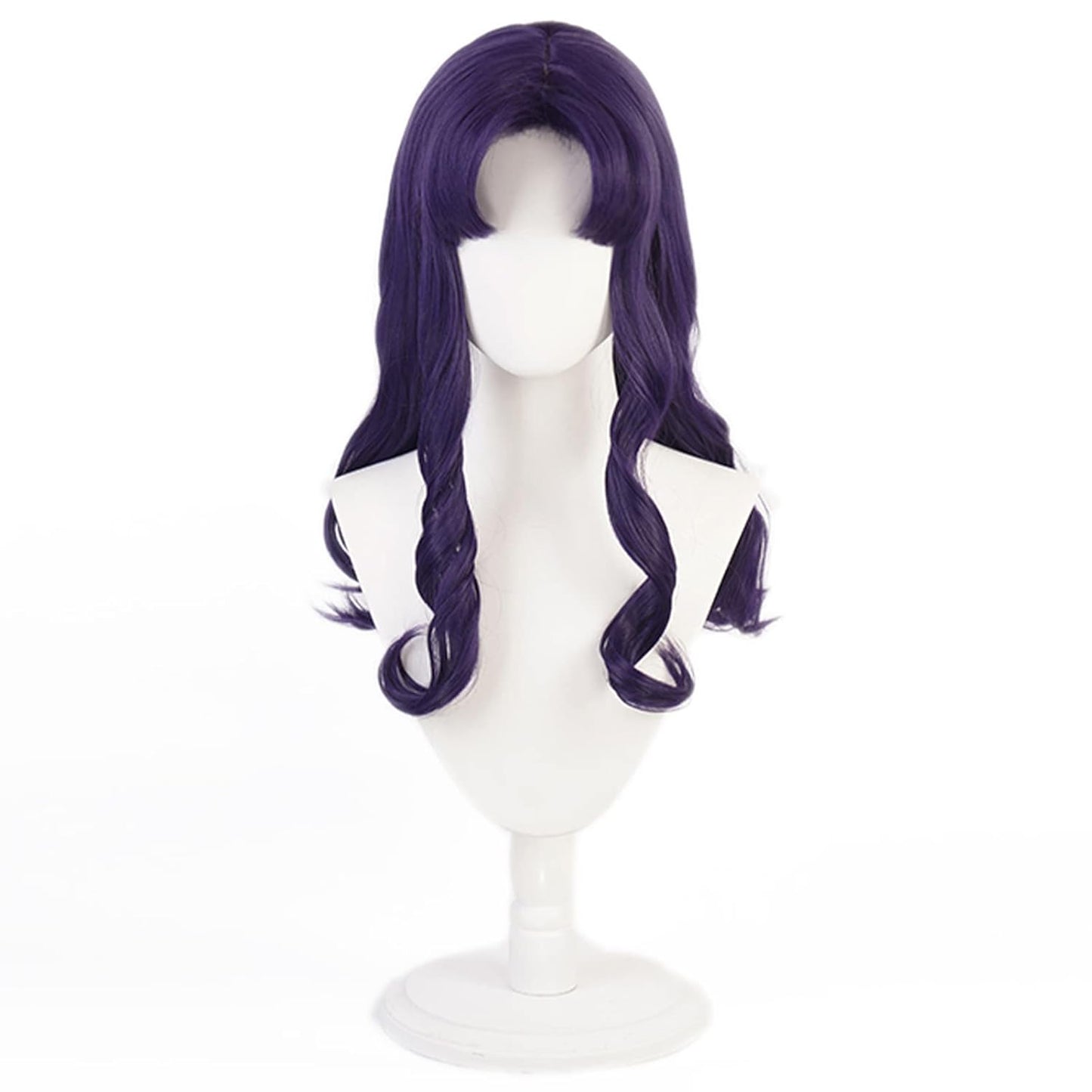 Long Dark Purple Misato Katsuragi Cosplay Wig