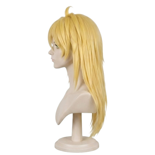 Side view of Dorohedoro Nikaido basic blonde wig