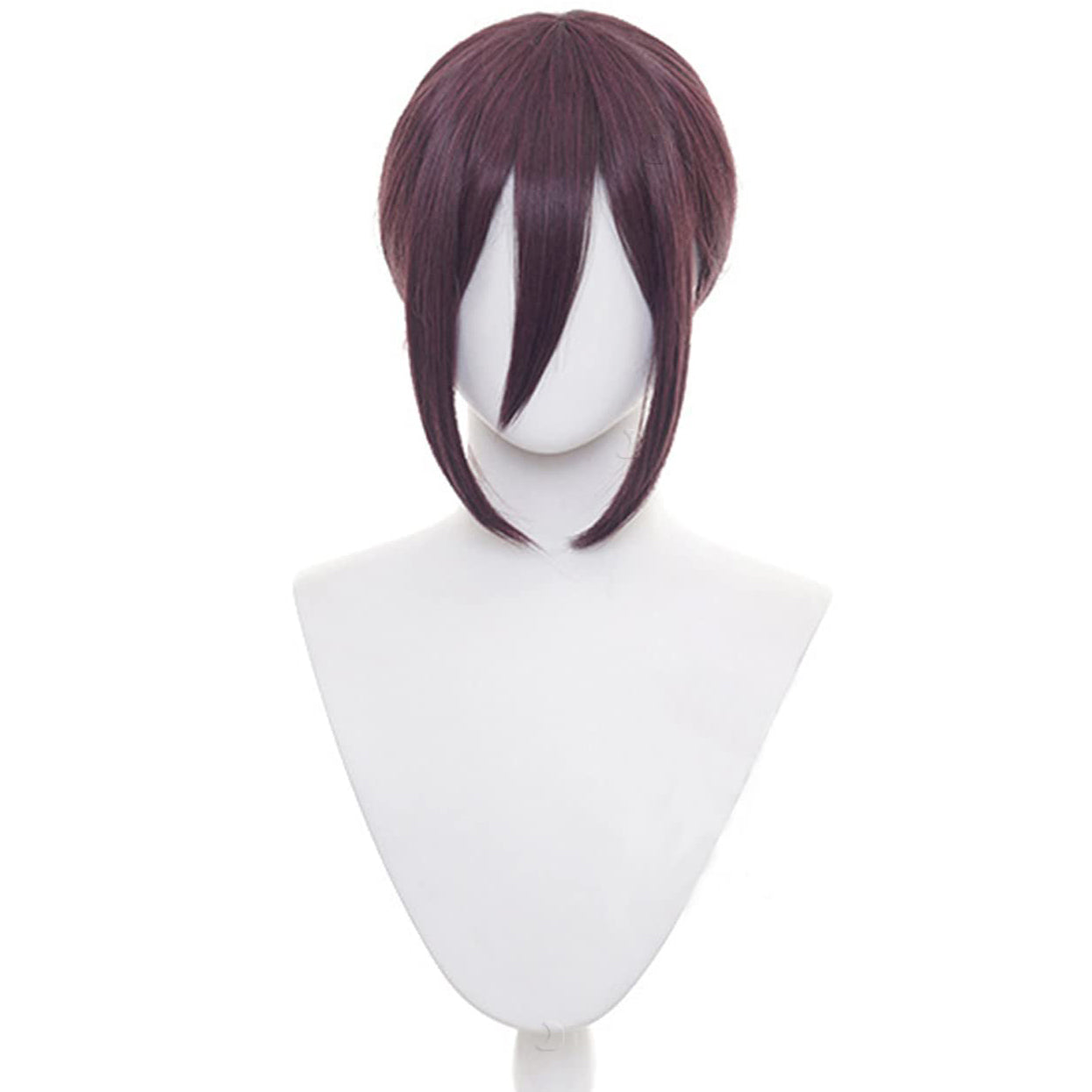 Reze Short Purple Wig with Bangs