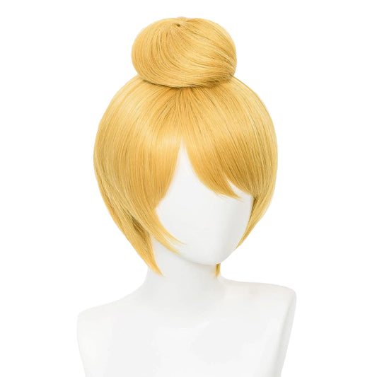 Tinker Bell Blonde Cosplay Wig with Bun