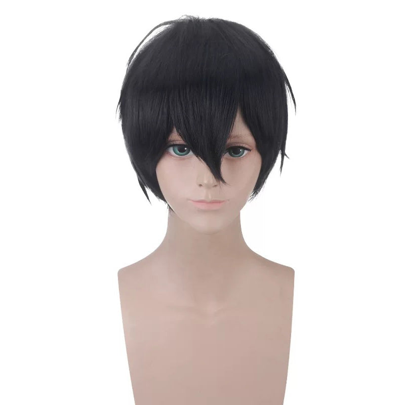Xion’s Shadowed Legacy” Kingdom Hearts Short Black Cosplay Wig – Embrace the Memory, Wield the Darkness