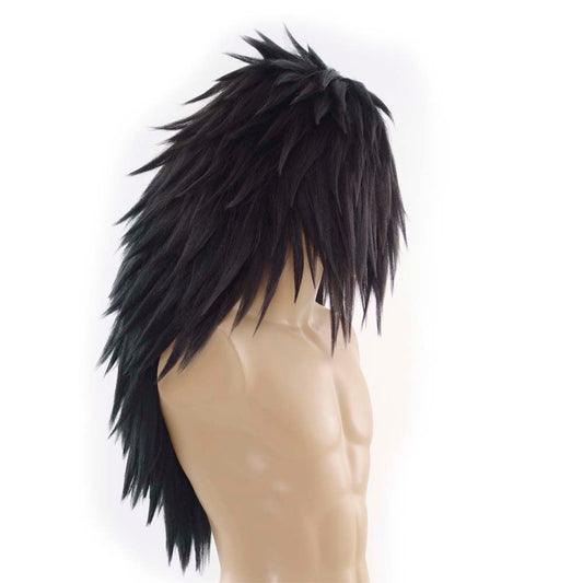 Madara Uchiha Halloween Black Cosplay Wig Anime Costume Props Realistic Hair