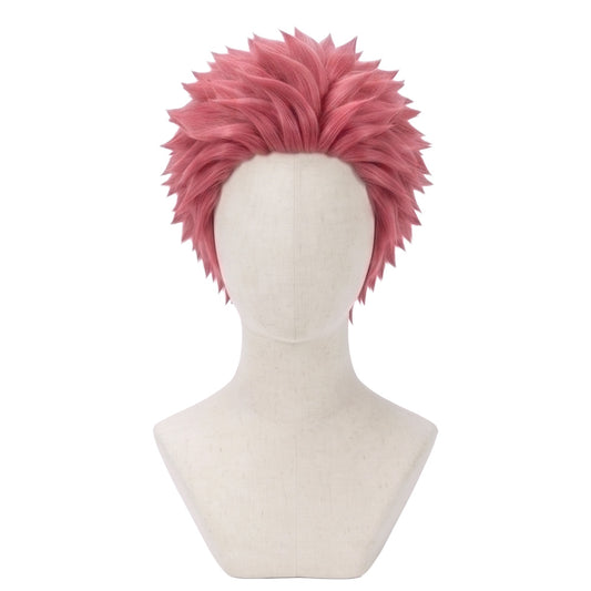 DIY styling wig for recreating Akaza’s short fluffy hairstyle