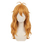 DIY styling wig for recreating Alice’s long layered orange hairstyle