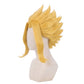 Side view of Toshinori Yagi wig showing face-framing bangs