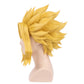 Side view of My Hero Academia All Might true form blond basic wig