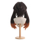 Back view of Gachiakuta Amo Empool cosplay wig with short black hairstyle