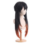 Black orange anime cosplay wig inspired by Amo Empool from Gachiakuta