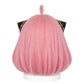 Back view of SPY x FAMILY Anya wig with soft rounded silhouette