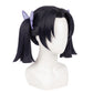 Three-quarter view of Aoi Kanzaki twin-tails basic cosplay wig