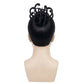 Back view of Jujutsu Kaisen Aoi Todo cosplay wig with neatly tied top-knot