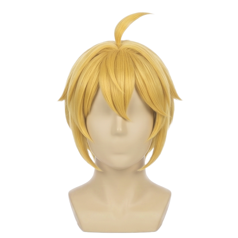 DIY styling wig for recreating Aura’s short flowing hairstyle