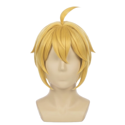 DIY styling wig for recreating Aura’s short flowing hairstyle