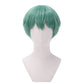 Baby Saja turquoise mop-top cosplay wig from KPop Demon Hunters front view
