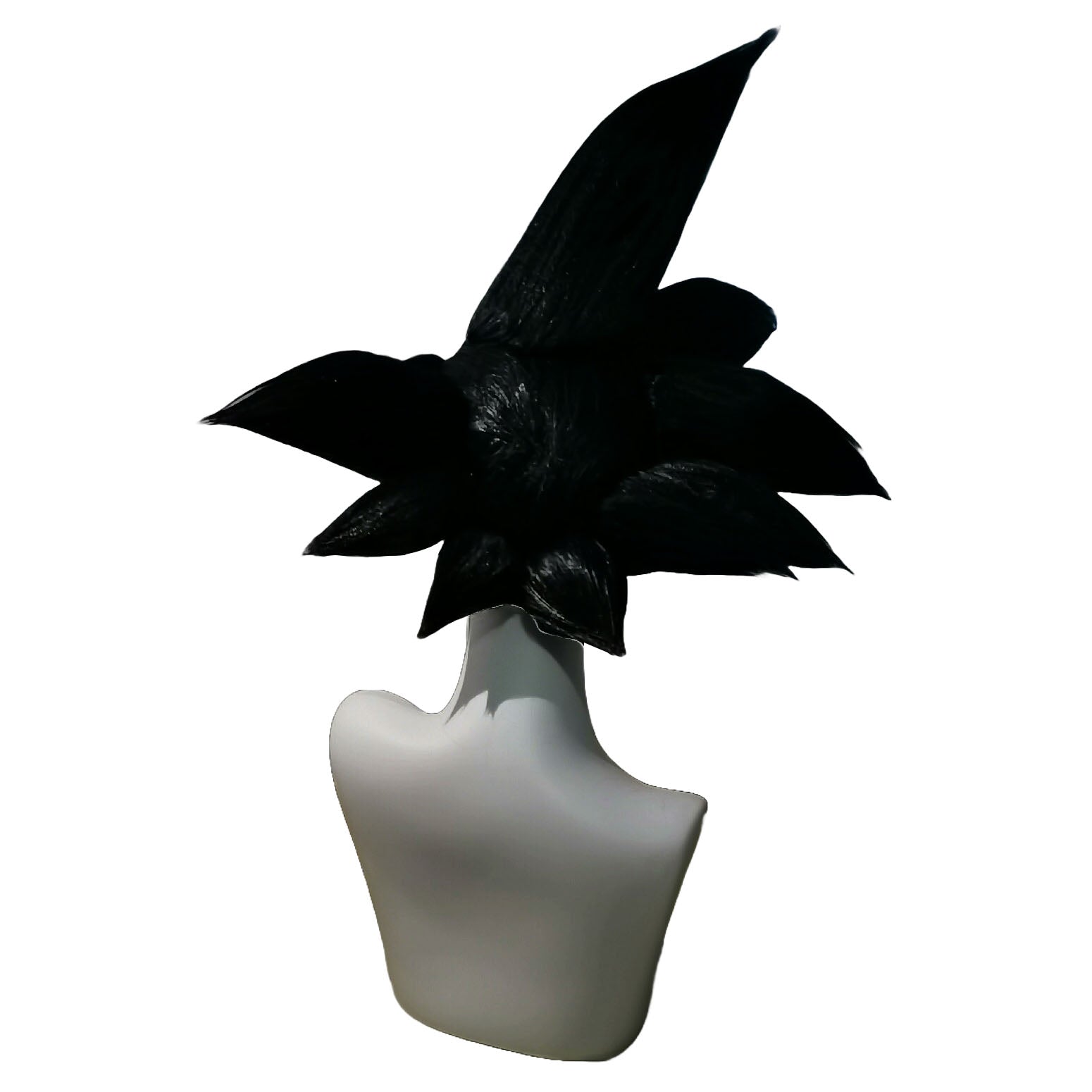 Back view of Son Goku cosplay wig showing black spiky volume – Dragon Ball Z anime wig