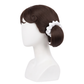 Side view of SPY x FAMILY Becky Blackbell basic brown wig