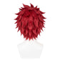 Back view of long tied-back Benimaru wig unstyled