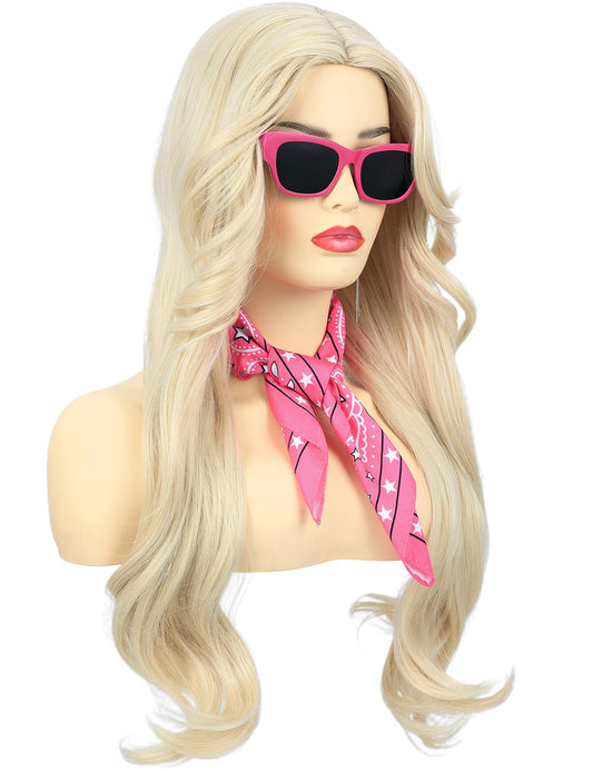 Step into the Glamorous World of Barbie with Our Exquisite Long Blonde Cosplay Wig