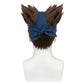 Back view of Chōji Akimichi wig with layered spiky design