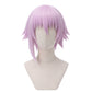 DIY styling wig for recreating Crona’s short layered pink hairstyle